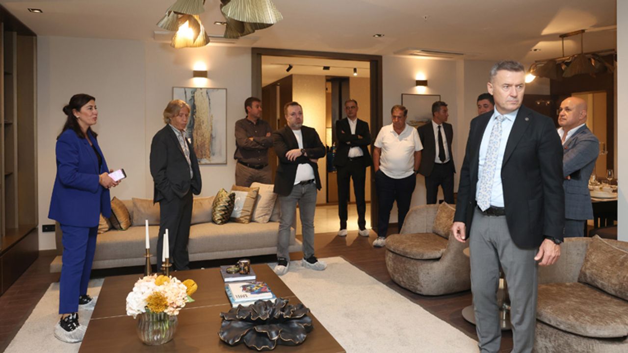 MTSO Üyeleri, Mersin’in Yeni Prestij Projesi Nerissa MEFA’da Buluştu