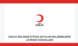 KIZILAY BÖLGEDE İHTİYAÇ DUYULAN MALZEMELERİN LİSTESİNİ GÜNCELLEDİ