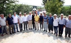 GÜLTAK, BAHÇE YOLLARINDA YAPILAN SATHİ KAPLAMA ÇALIŞMASINI YERİNDE İNCELEDİ