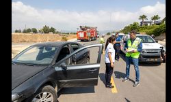 BÜYÜKŞEHİR’DEN ‘GERÇEK GİBİ’ YOL TRAFİK GÜVENLİĞİ TATBİKATI