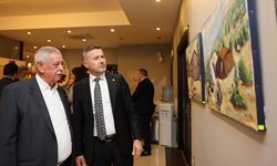 Ressam Sayım Koç, MTSO Sanat Galerisi’nde Sergi Açtı