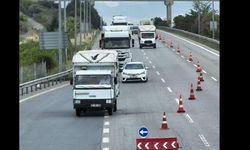 Mersin'de Otoyol Jandarmasından Drone Destekli Trafik Denetimi