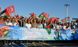 Gazze ve Filistin’e Destek Yürüyüşü Yapıldı