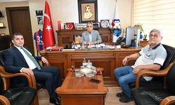 SGK İl Müdürü Koç, Başkan Sarı’yı ziyaret etti