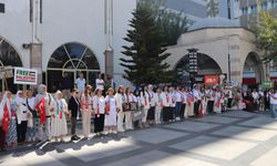 Ak Partili Kadınlar Gazze'deki Zulme Sessiz Kalmadı