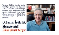 O Zaman İstifa Et, Siyasete Atıl!