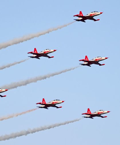 Türk Yıldızları Mersin Semalarında