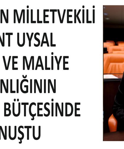 MHP’Lİ UYSAL  2026 Yılı Bütçesinde Konuştu