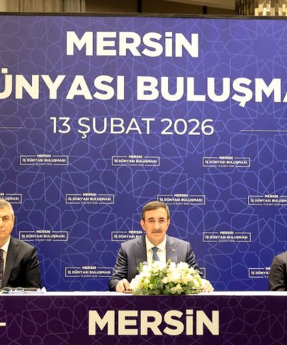 Cumhurbaşkanı Yardımcısı Cevdet Yılmaz Mersin'deydi