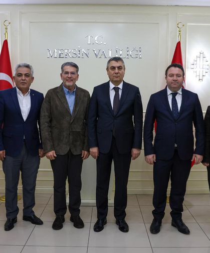 Mersin Valisi Atilla Toros, Milletvekili Uysal İl Görüştü