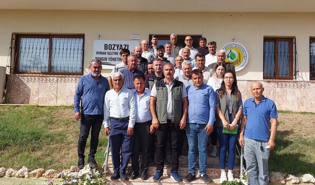 Bozyazı Orman İşletme Müdürlüğü’nde Toplantı Yapıldı