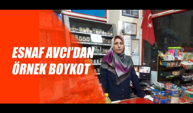 AVCI MARKET’DEN İSRAİL MALLARINA BOYKOT