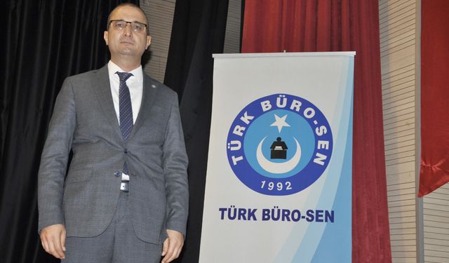 Türk Büro Sen Mersin 2 Nolu Şube Başkanı Ahmet Suna Oldu