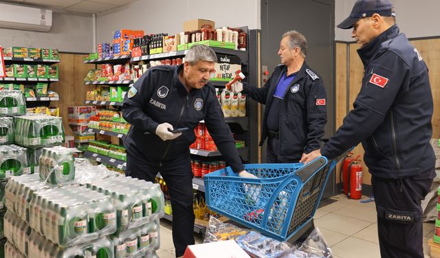 Silifke Zabıtası market denetiminde