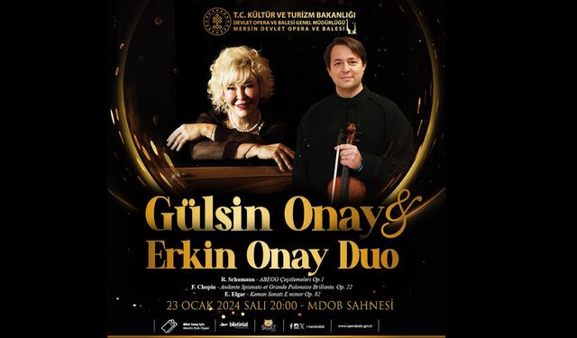 “Gülsin Onay&Erkin Onay Mersin DOB Sahnesi’nde”