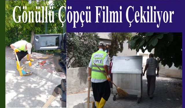 Gönüllü Çöpçü Filmi Çekiliyor