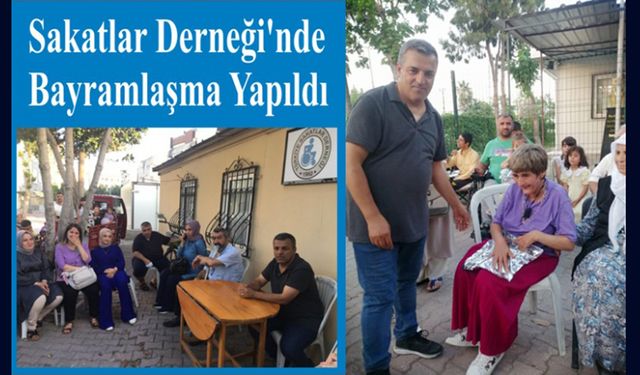 Sakatlar Derneği’nde Bayramlaşma Yapıldı