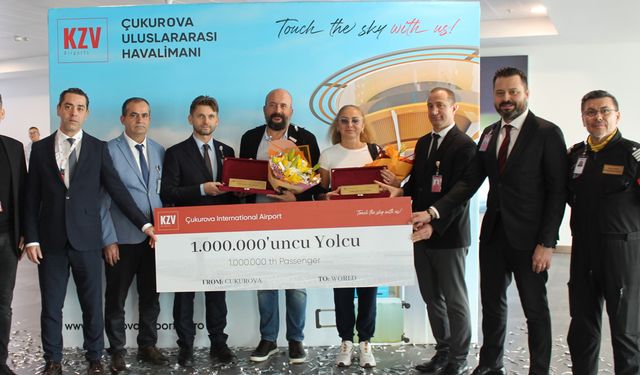 1 Milyonuncu Yolcu Ağırlandı