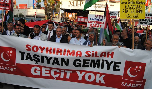 Oğuz: "Soykırıma Silah Taşıyan Gemiye Geçit Yok!"