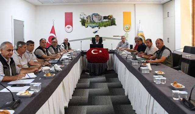 Mersin’de Yangın Değerlendirme Toplantısı Yapıldı