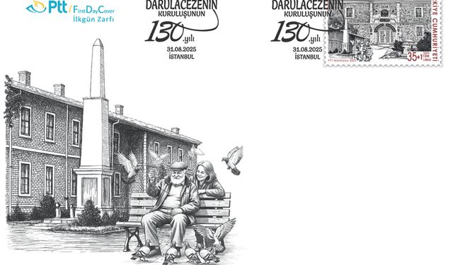 PTT'den “Darülacezenin Kuruluşunun 130.Yılı” Konulu Anma Pulu Ve İlkgün Zarfı
