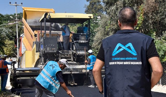 Kargıpınarı’nda Altyapı Sonrası Asfalt Kaplama Çalışmasını Tamamladı