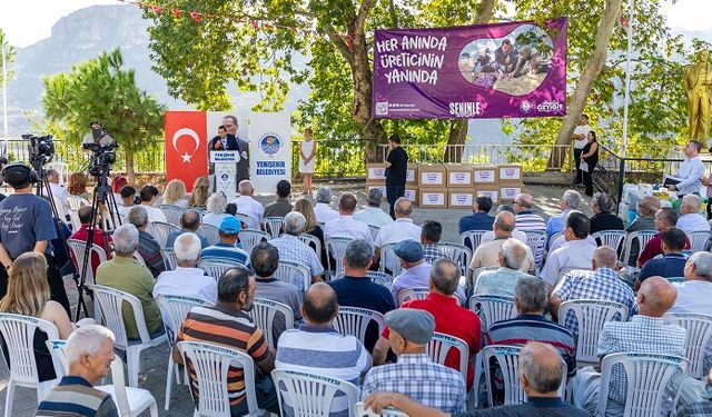 Yenişehir Belediyesinin hibe ettiği safran soğanları toprakla buluştu
