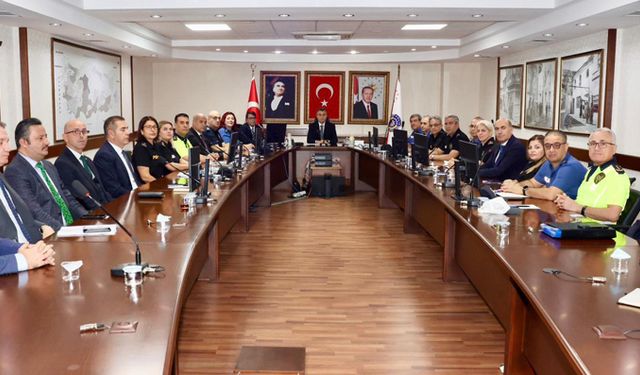 Mersin Valiliği’nde Koordinasyon Toplantısı Yapıldı