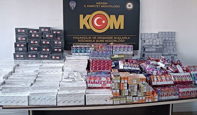 Mersin Kom Şubemizden Kaçakçılık Operasyonu: Sevkiyat Durduruldu