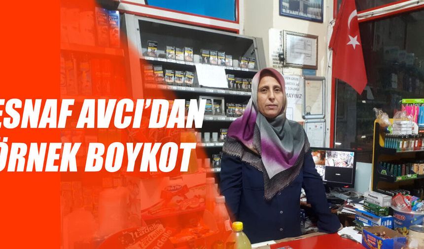 AVCI MARKET’DEN İSRAİL MALLARINA BOYKOT