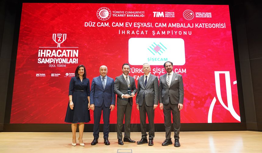 Şişecam 3 Kategoride İhracat Şampiyonu Oldu
