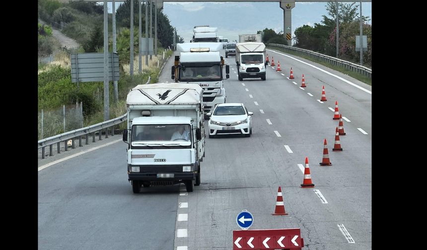 Mersin'de Otoyol Jandarmasından Drone Destekli Trafik Denetimi