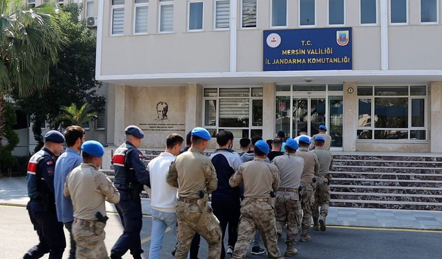 Mersin'de Jandarmadan Torbacı Operasyonu (112) Gözaltı