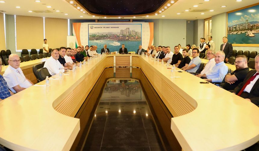 Mersin Valisi Toros, MTB Meclis Toplantısı’na Katıldı