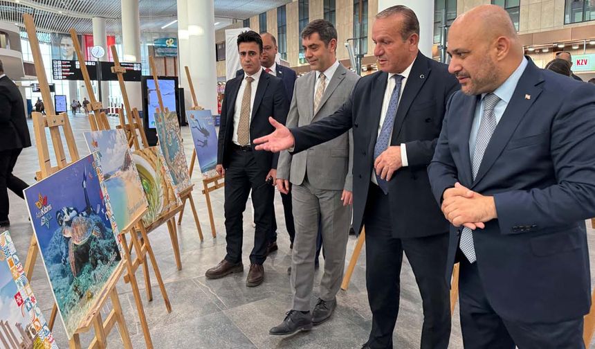 Ada Kıbrıs projesi kapsamında açılan Resim Sergisi’ne yoğun ilgi