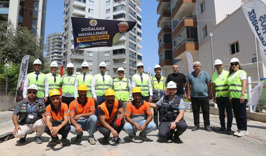 Erdemli'de 1200 Hane Doğalgaza Kavuşuyor