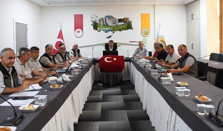Mersin’de Yangın Değerlendirme Toplantısı Yapıldı