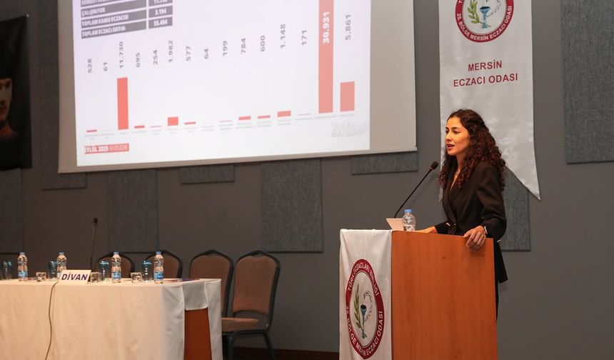 Mersin Eczacı Odası Başkan Aydın, Güven Tazeledi