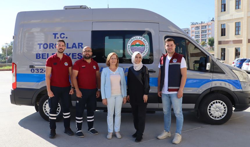 Toroslar Belediyesinden Hasta Nakil Ambulansı Hizmeti