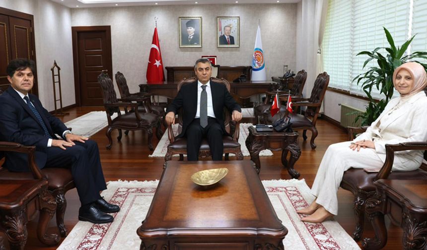 Vali Toros, Halef ve Selef İl Millî Eğitim Müdürlerini kabul etti