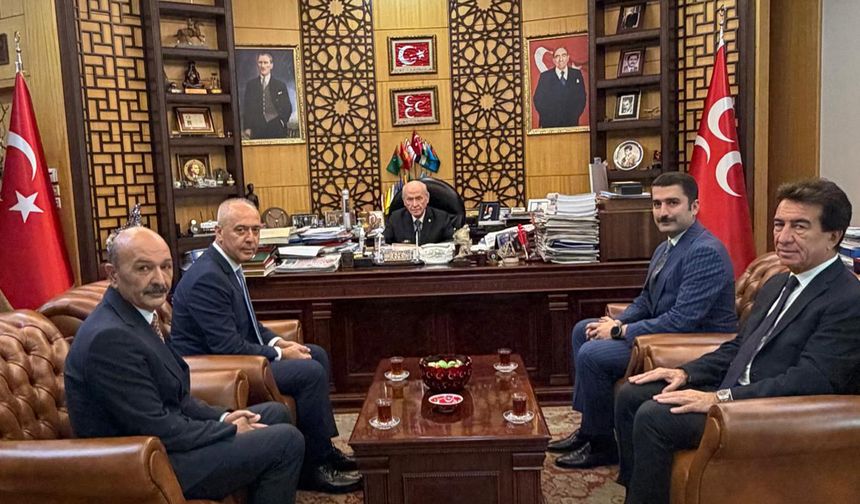 Türkiye Bisiklet Federasyonu’ndan MHP Genel Başkanı Devlet Bahçeli’ye Ziyaret