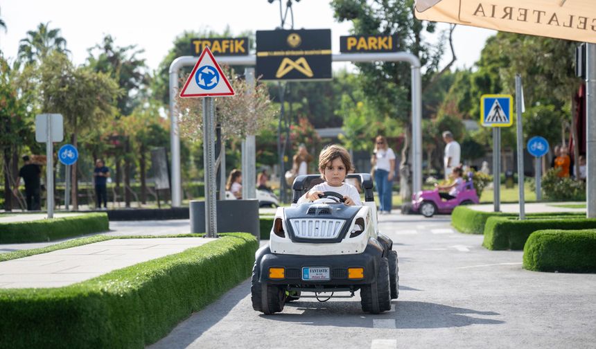 Büyükşehir Trafik Park Ara Tatil Dolayısıyla Çocuklarla Doldu Taştı
