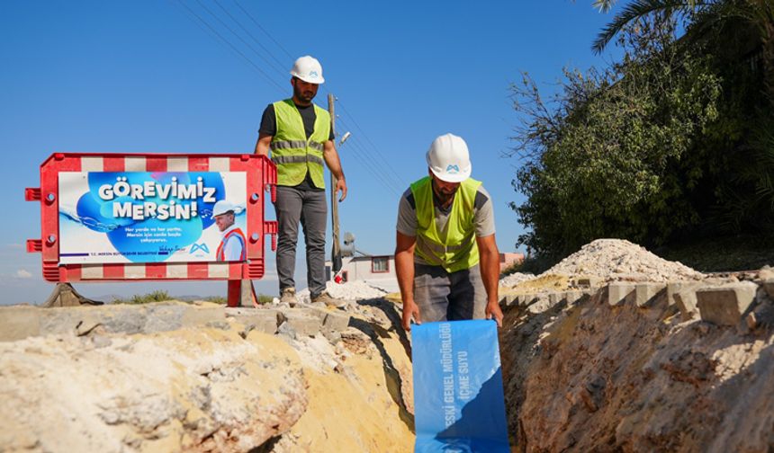 MESKİ, Camili Mahallesi’nde İçme Suyu Terfi Hattını Yenileyerek Hizmete Sundu