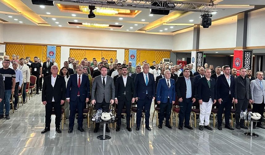 Ahmet Ercan Türk-Tarım Orman Sen Mersin Şube Başkanı Oldu