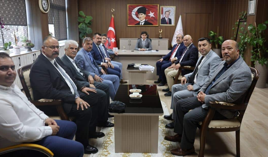 Başkan Ercan’da Müdür Özdemirci’ye Ziyaret