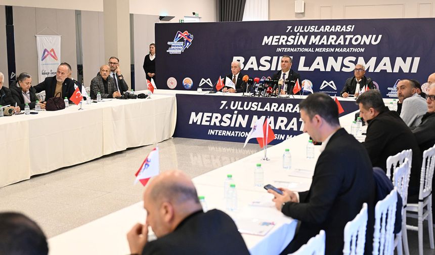 7. Uluslararası Mersin Maratonu’nun Basın Lansmanı Yapıldı