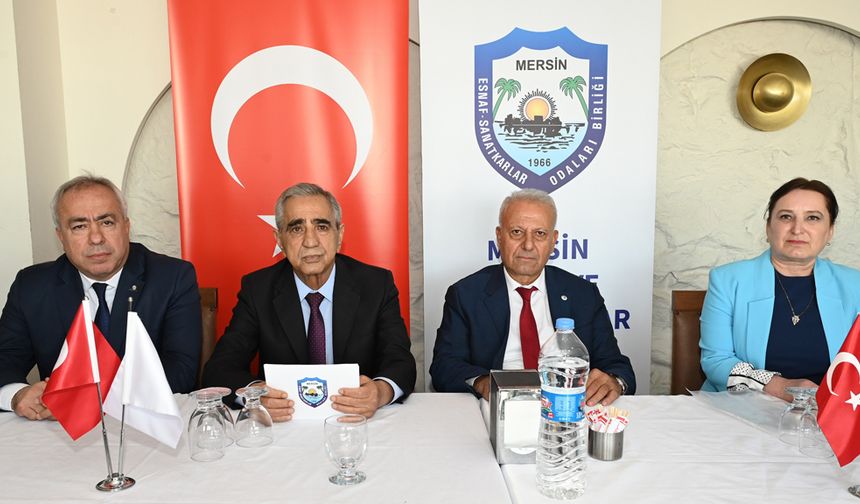 Mersin ESOB Başkanlar Kurulu yapıldı