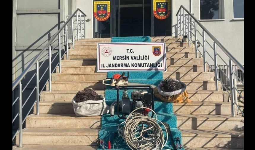 “KABLO HIRSIZLARI JANDARMADAN KAÇAMADI”