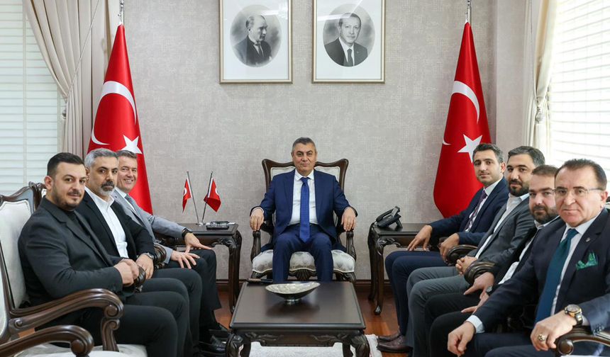 VALİ ATİLLA TOROS'A, MTSO'DAN ZİYARET