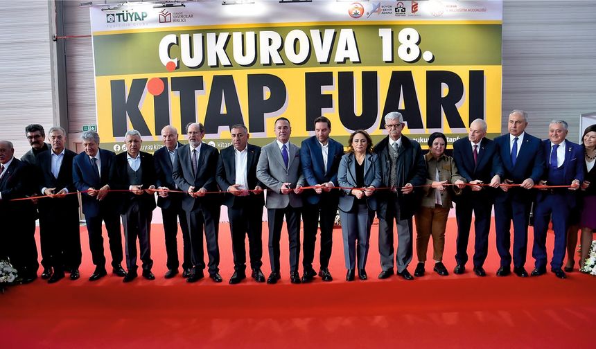 Çukurova Kitap Fuarı, Kitapseverlerle Buluşmak Üzere Kapılarını Açtı!